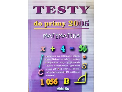 Testy do prímy 2005 matematika