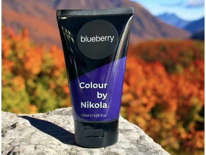 Color by Nikola, Barva na vlasy, Hair Colour, Farba do włosów, BLUEBERRY, tmavá fialová s modrým odleskem, intensywny fioletowy pigment, Colour by Nikola