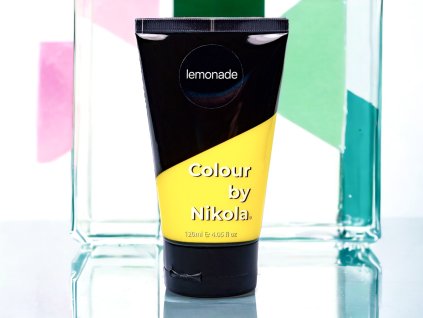 Color by Nikola barva na vlasy, Lemonade, sytá žlutá, Hair colour, rich yellow, Farba do włosów, intensywny żółty, 120 ml Colour by Nikola