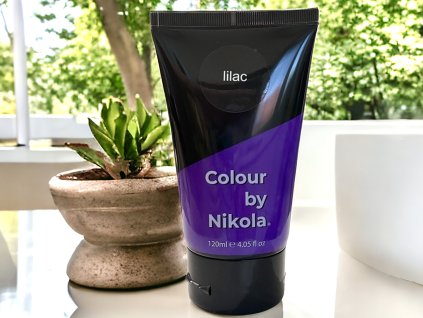 Color by Nikola barva na vlasy, Lilac, světlá fialová, Hair Colour, light purple, Farba do włosów, fioletowy pigment, 120 ml Colour by Nikola