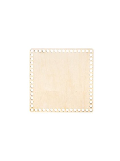 22476 drevene dno na kosik ctverec 20 cm
