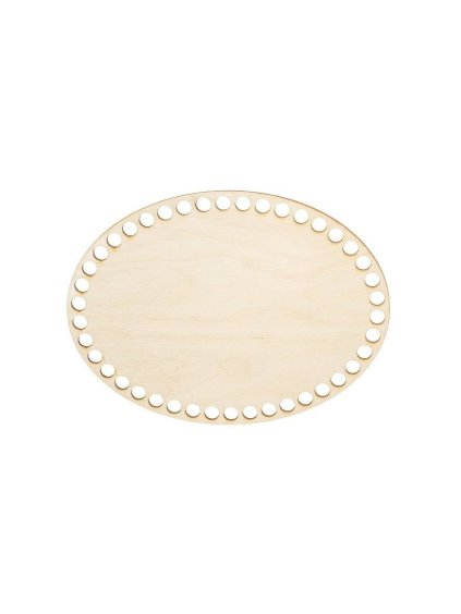 22470 drevene dno na kosik elipsa 20 x 15 cm