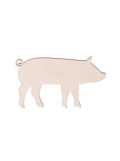 18996 drevene prasatko 8 x 4 5 cm