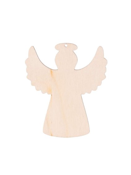 19023 dreveny andel s dirkou xii 8 x 7 cm