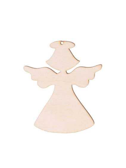 19035 dreveny andel xiv s dirkou 8 x 6 cm