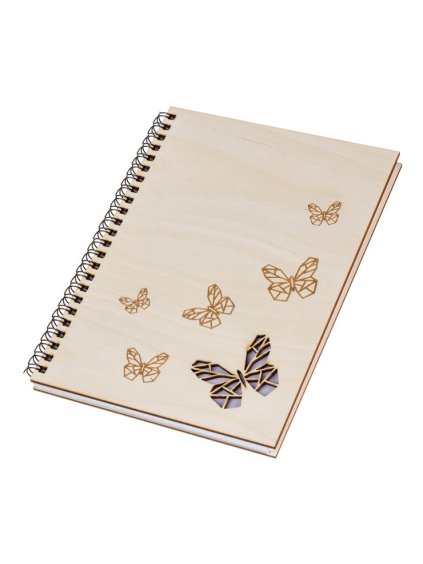 20982 dreveny blok a5 motyli