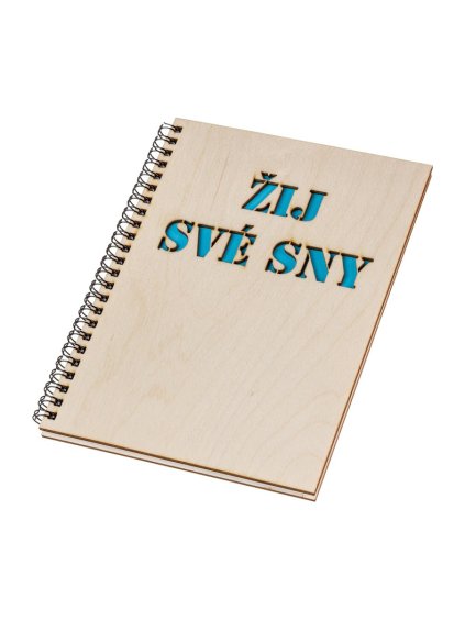 20850 dreveny blok a5 zij sve sny modry