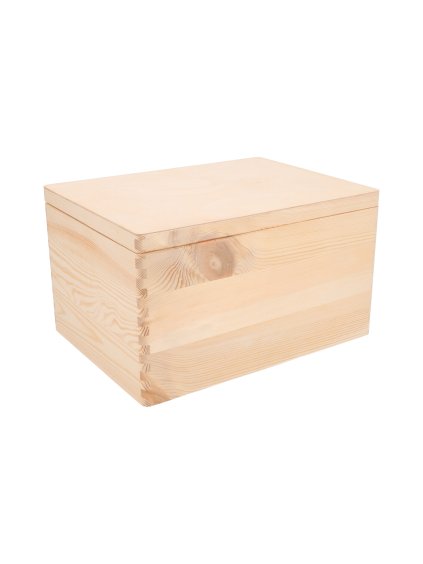 20109 dreveny box s vikem 40x30x24 cm bez rukojeti
