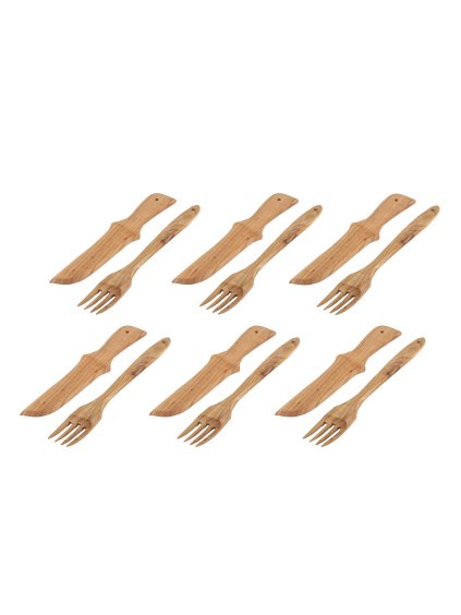 24870 dreveny pribor 6 paru v baleni