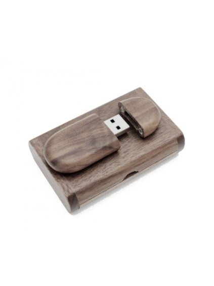 19908 dreveny usb disk 32gb tmavy