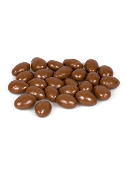 mandle v mlecne cokolade