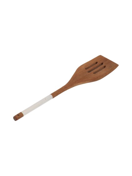 21072 obracecka s otvory whiteline akacie 30 cm