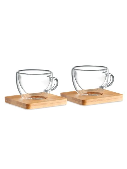 23199 sada dvou izotermickych salku 90 ml s bambusovym podtackem