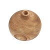 24711 1 drevena kulata vaza 25 cm