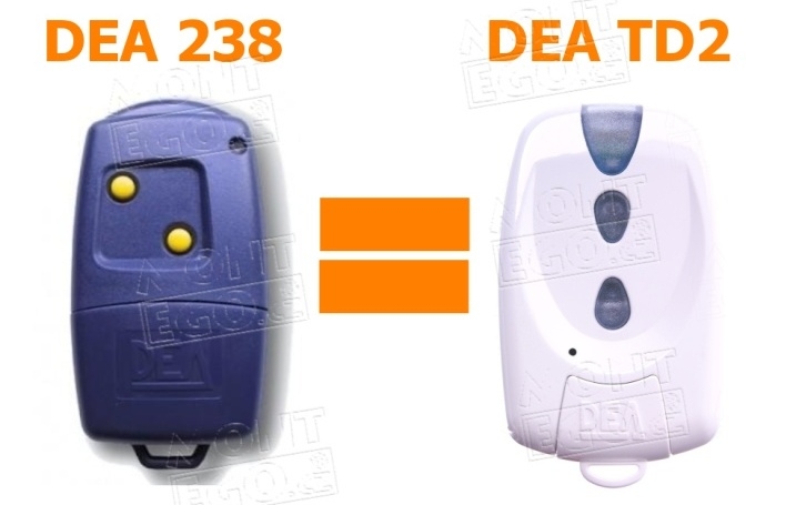 Dea TD2 - náhrada dálkového ovládání Dea 238