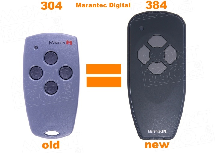 Porovnání ovládačů Marantec Digital 304 a 384