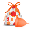 LadyCup Menstrual Cup Orange