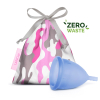 LadyCup Menstrual Cup Blue Camo Pink