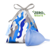 LadyCup Menstrual Cup Blue Camo Blue