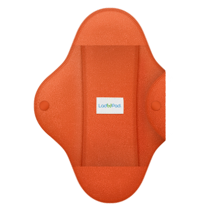LadyPad Pad and Liner Tangerine