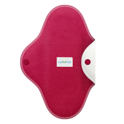 LadyPad One Half Coloured Pantyliner French Fuchsia