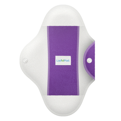LadyPad One Half Coloured Pad and Liner Touch of Lavender