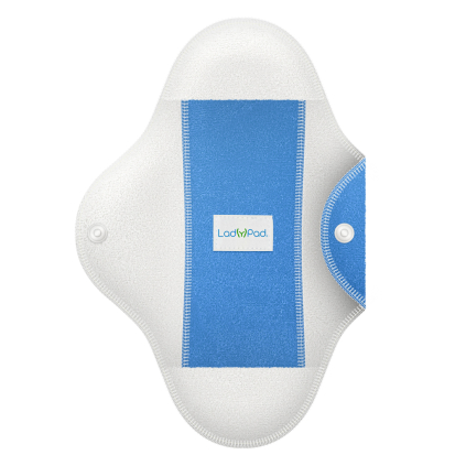 LadyPad One Half Coloured Pad and Liner Fresh Air