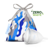 LadyCup Menstrual Cup Transparent Camo Blue