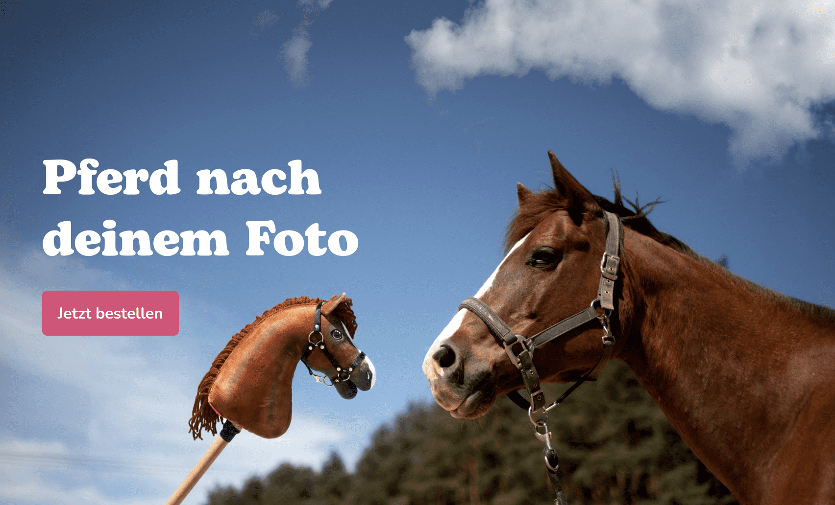 Hobby Horse LarDen - Steckenpferd und Pferd am Stock