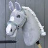 Hobby Horse Halfter grau mit mint Pelz