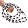 Hobby Horse Braided Leash black white