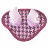 Stockpferd set festlich Bordeaux