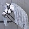Hobby Horse Einhorn Silver mit Trense und Halfter