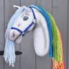 Hobby Horse Unicorn Rainbow mit schwarzem Halfter