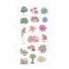 Samolepky - Succulents, 6 archů