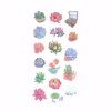 Samolepky - Succulents, 6 archů