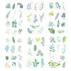 Samolepky - Greenery, 6 archů