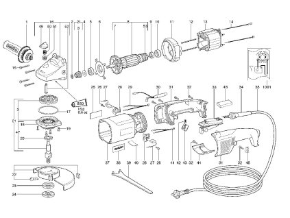 Velká Úhlová bruska W 14-125 Ergo Metabo 06250000