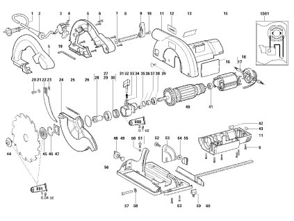 Okružní pila KS 54 SP - KS Euro Metabo 20012000