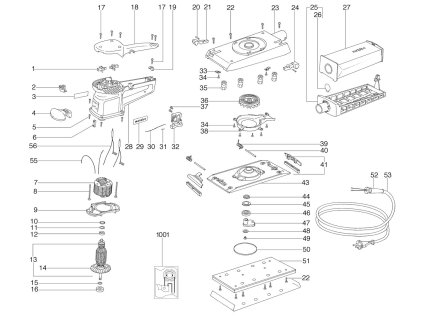 Vibrační bruska SR 358 Metabo 00358000