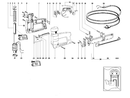 Sponkovačka TA E 3030 Metabo 03030000