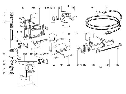 Sponkovačka TA M 3034 Metabo 03034000