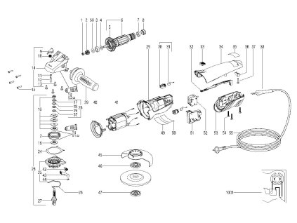 Malá úhlová bruska WE 9-125 Quick Metabo 00269000