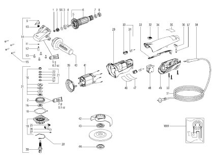 Malá úhlová bruska W 8-115 Quick Metabo 00264000