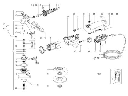 Malá úhlová bruska W 8-125 Quick Metabo 00266000