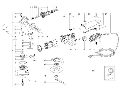 Malá úhlová bruska W 8-115 Metabo 00259000