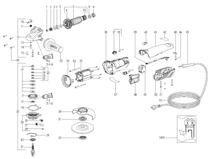 Malá úhlová bruska WE 14-125 Quick Metabo 00372000