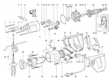 Vrtačka BDE 1100 Metabo 00806000