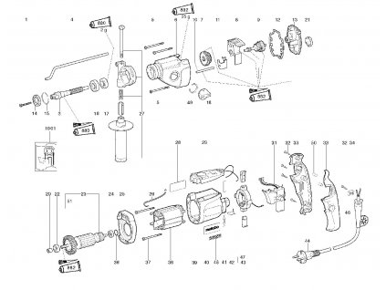 Příklepová vrtačka SBE 1010 Plus Metabo 01008000