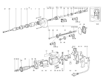 Šroubovák DWSE 6.3 Metabo 20001000